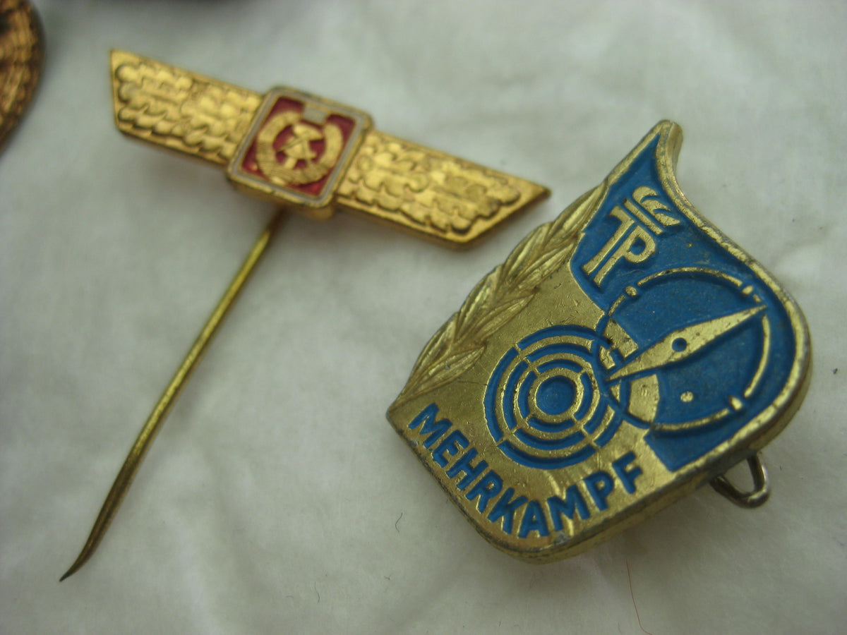 6 verschiedene Miniaturen Sportabzeichen  Orden DDR FDJ