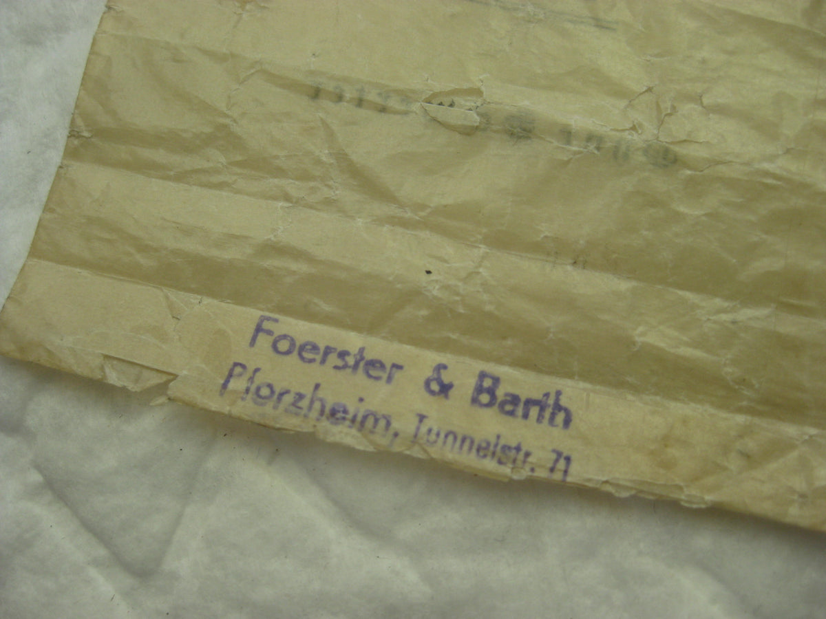 Original durchsichtige Verleihungstüte Kriegsverdienstkreuz 1939 (KVK)