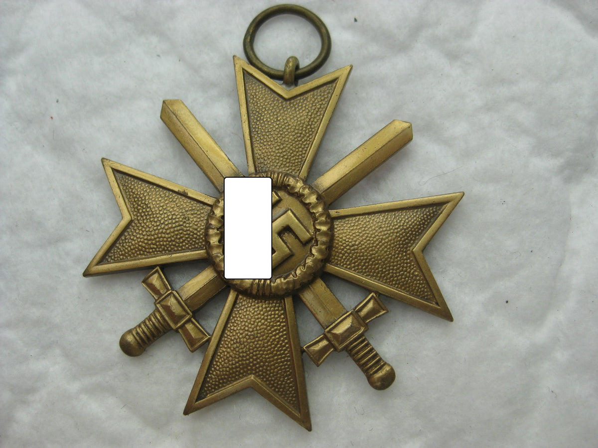 Kriegsverdienstkreuz 2.Klasse mit Schwertern KVK2/39 Hersteller: Verleihungstüte Heinrich Vogt in Pforzheim