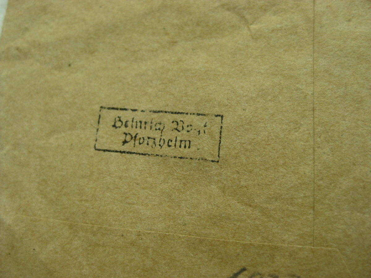 Kriegsverdienstkreuz 2.Klasse mit Schwertern KVK2/39 Hersteller: Verleihungstüte Heinrich Vogt in Pforzheim