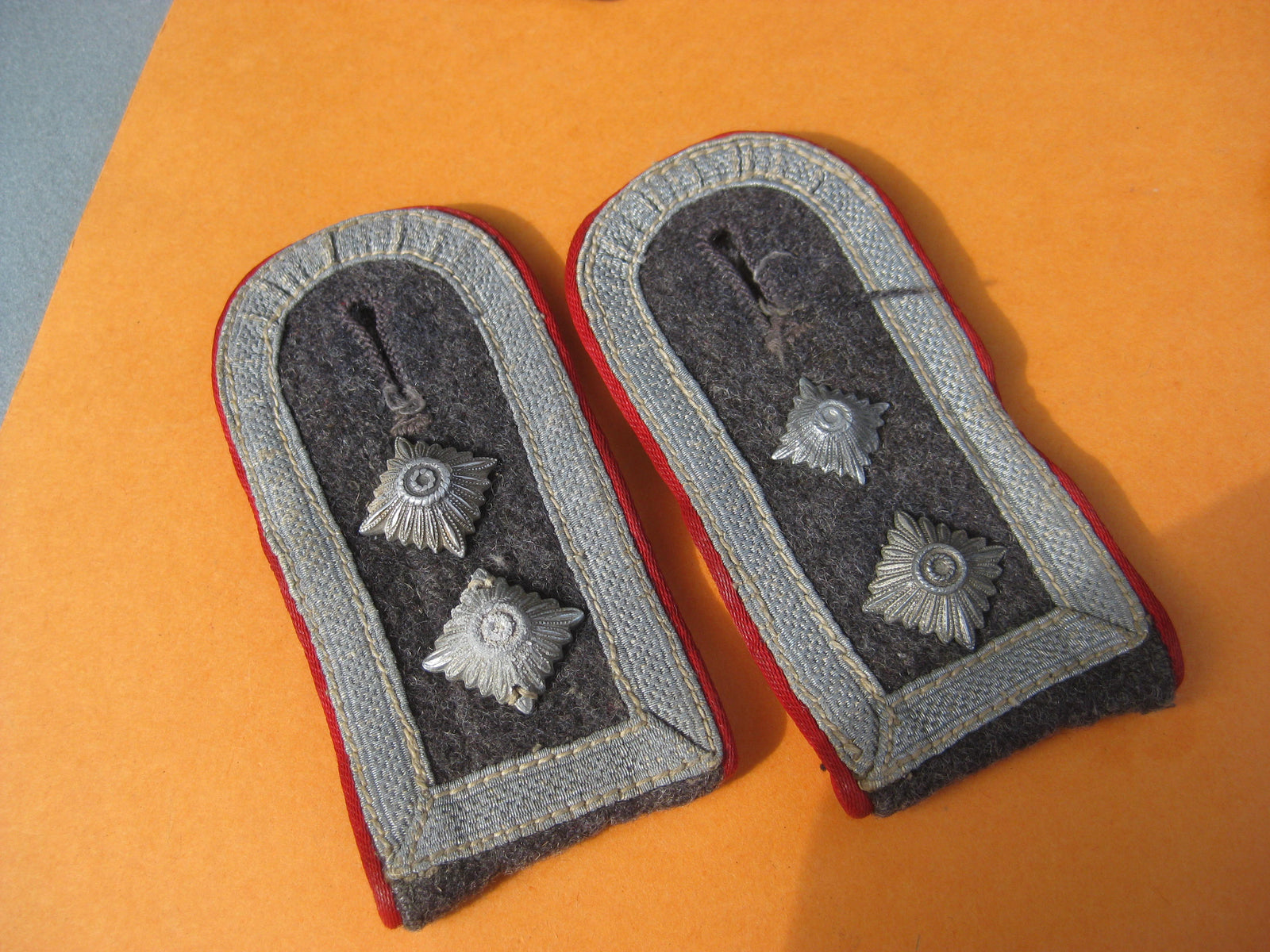 Schulterklappen Luftwaffe Heer Artillerie Wehrmacht Wachtmeister Oberfeldwebel