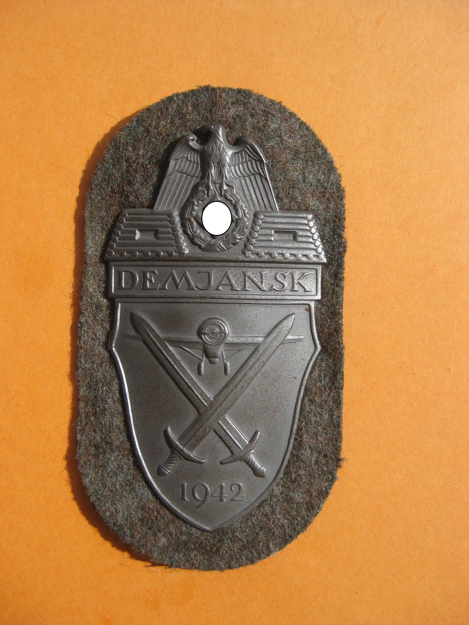 Demjanskschild 1942 Ärmelschild der Wehrmacht