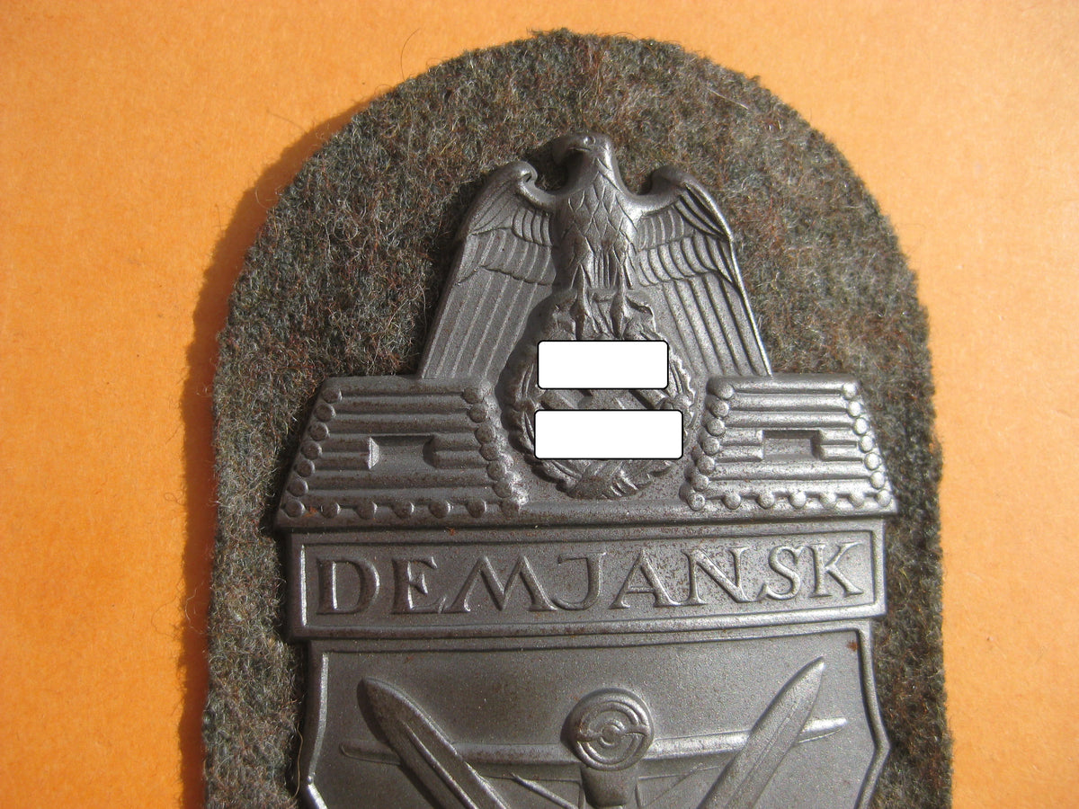 Demjanskschild 1942 Ärmelschild der Wehrmacht