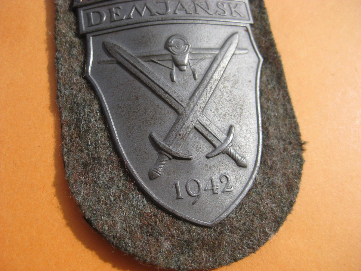 Demjanskschild 1942 Ärmelschild der Wehrmacht
