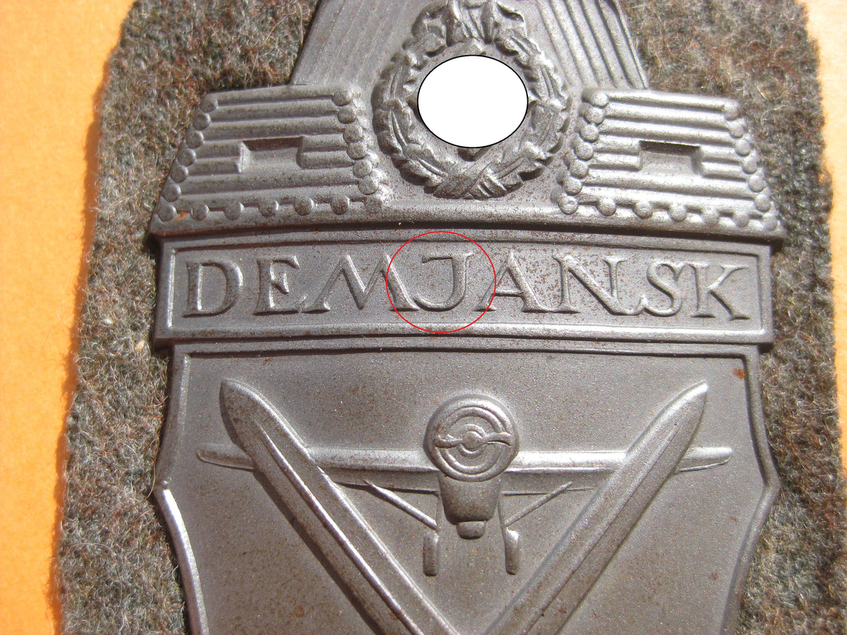 Demjanskschild 1942 Ärmelschild der Wehrmacht