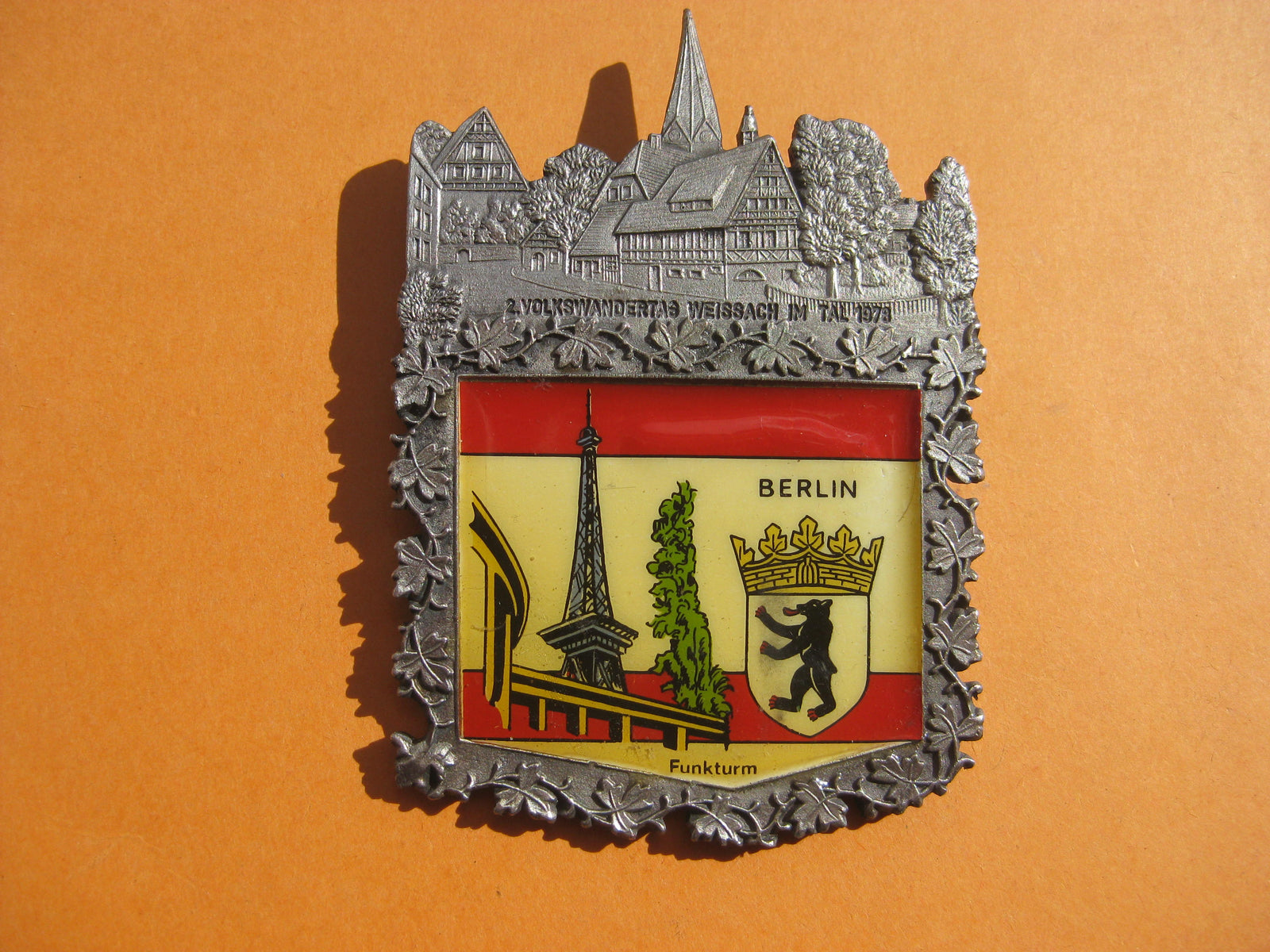 Abzeichen Berliner Funkturm Weissach im Tal 1978