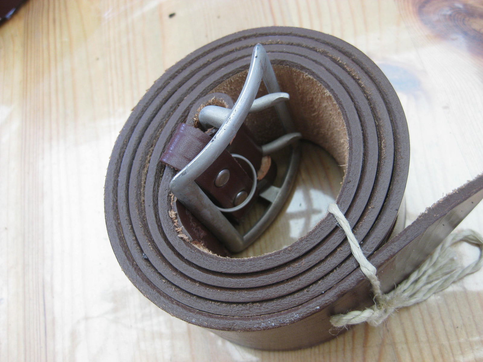 Zweidornkoppel Lederkoppel Offizierskoppel DDR NVA