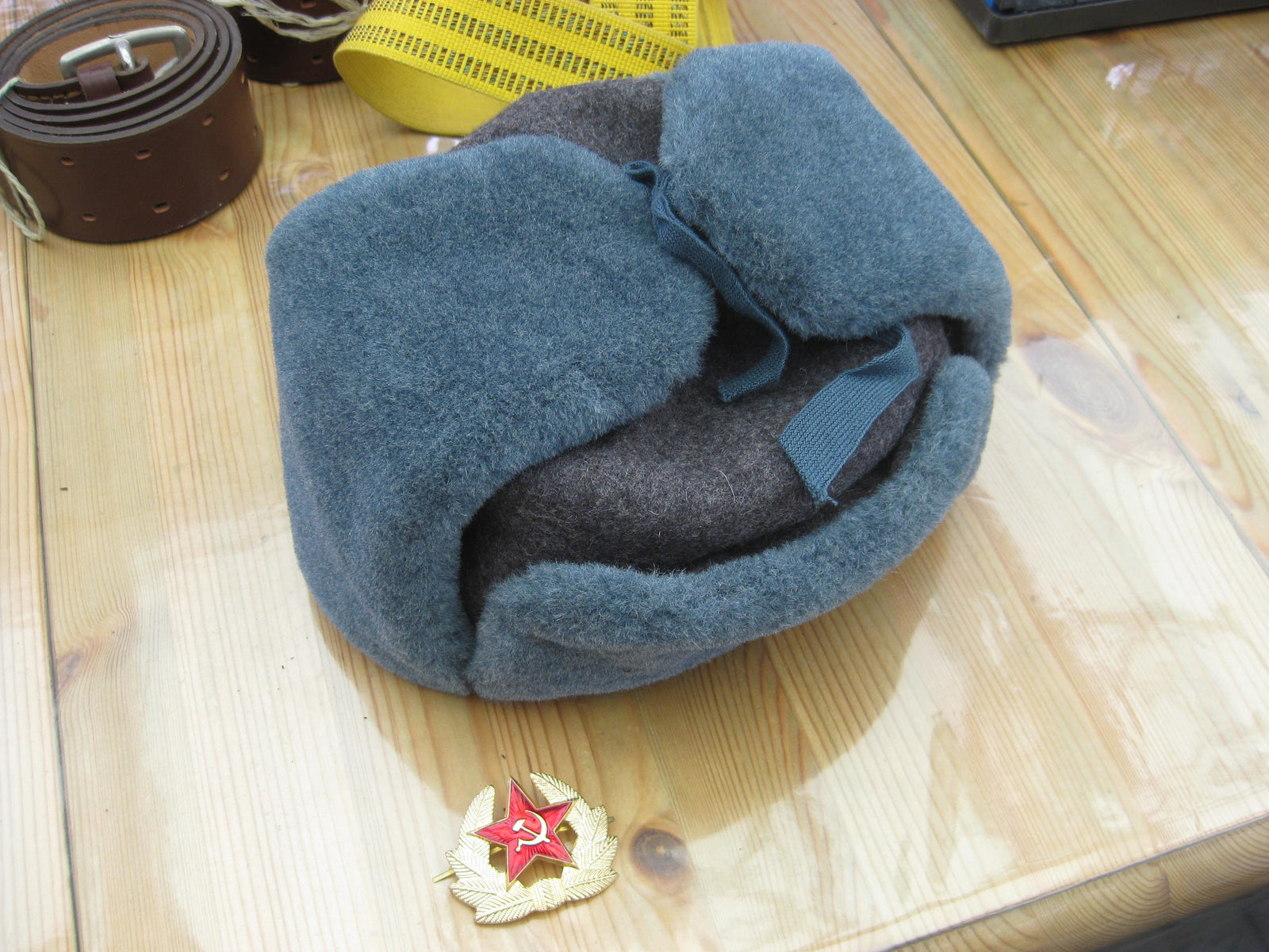 Armeemütze Ushanka Uniform Wintermütze  UDSSR Russland