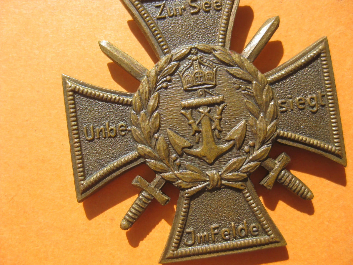 Flandernkreuz mit Gefechtsspange 1914 / 1918
