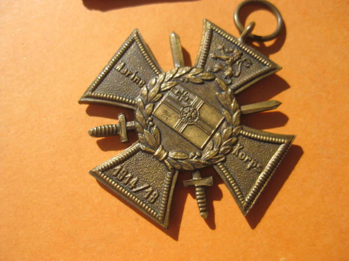 Flandernkreuz mit Gefechtsspange 1914 / 1918
