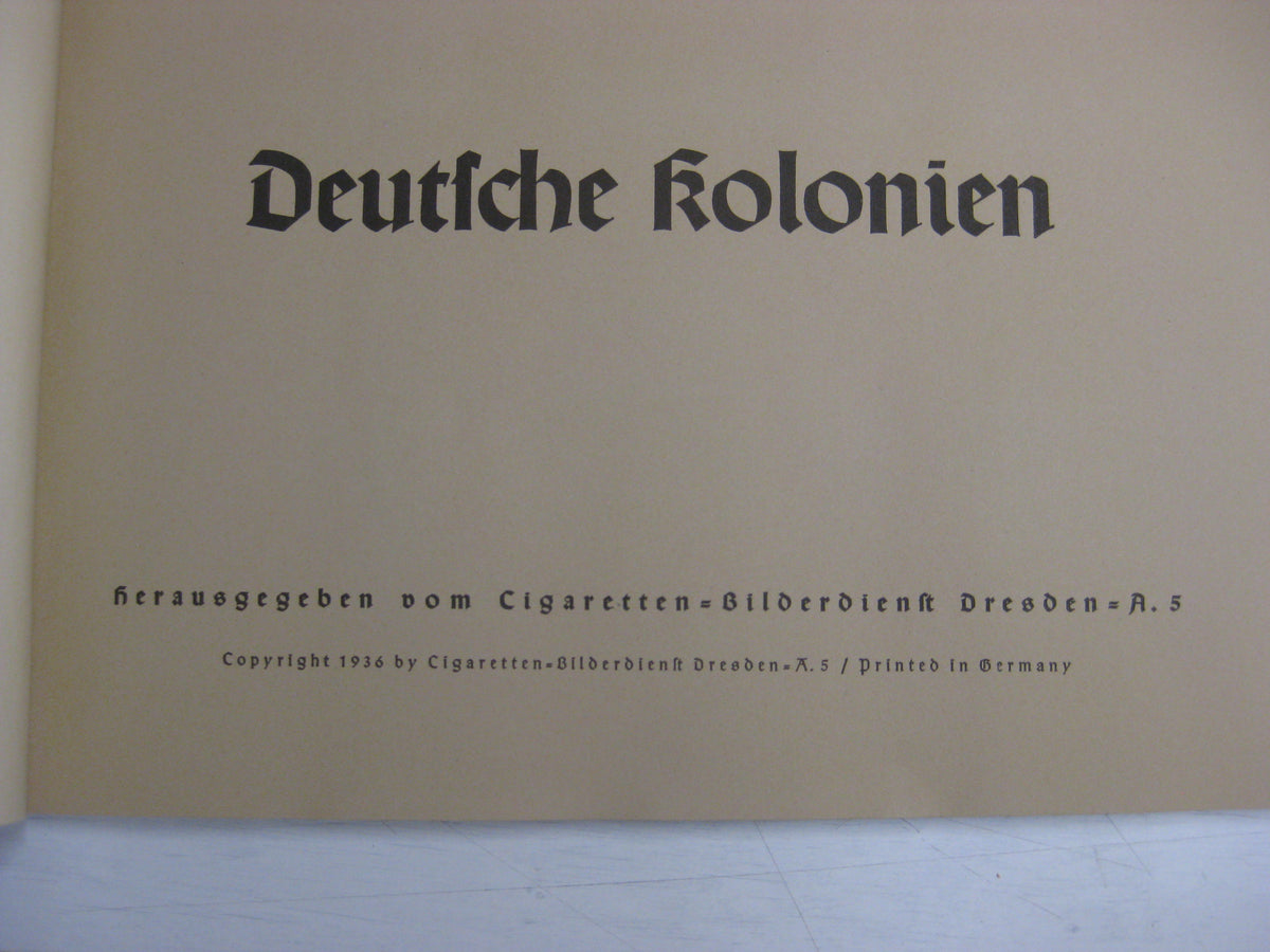 Sammelbilderalbum Deutsche Kolonien
