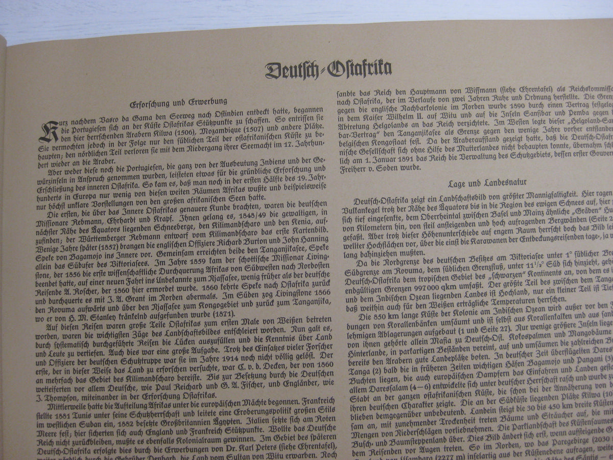 Sammelbilderalbum Deutsche Kolonien