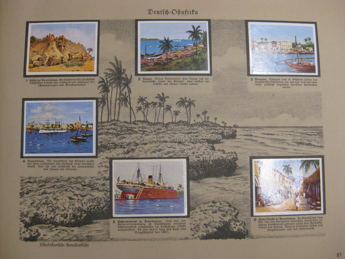 Sammelbilderalbum Deutsche Kolonien