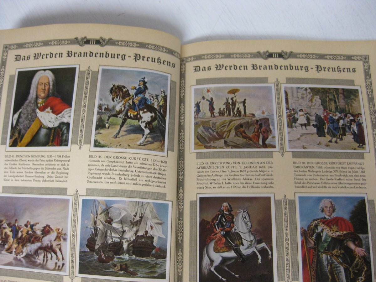 Sammelbilderalbum Bilder Deutscher Geschichte