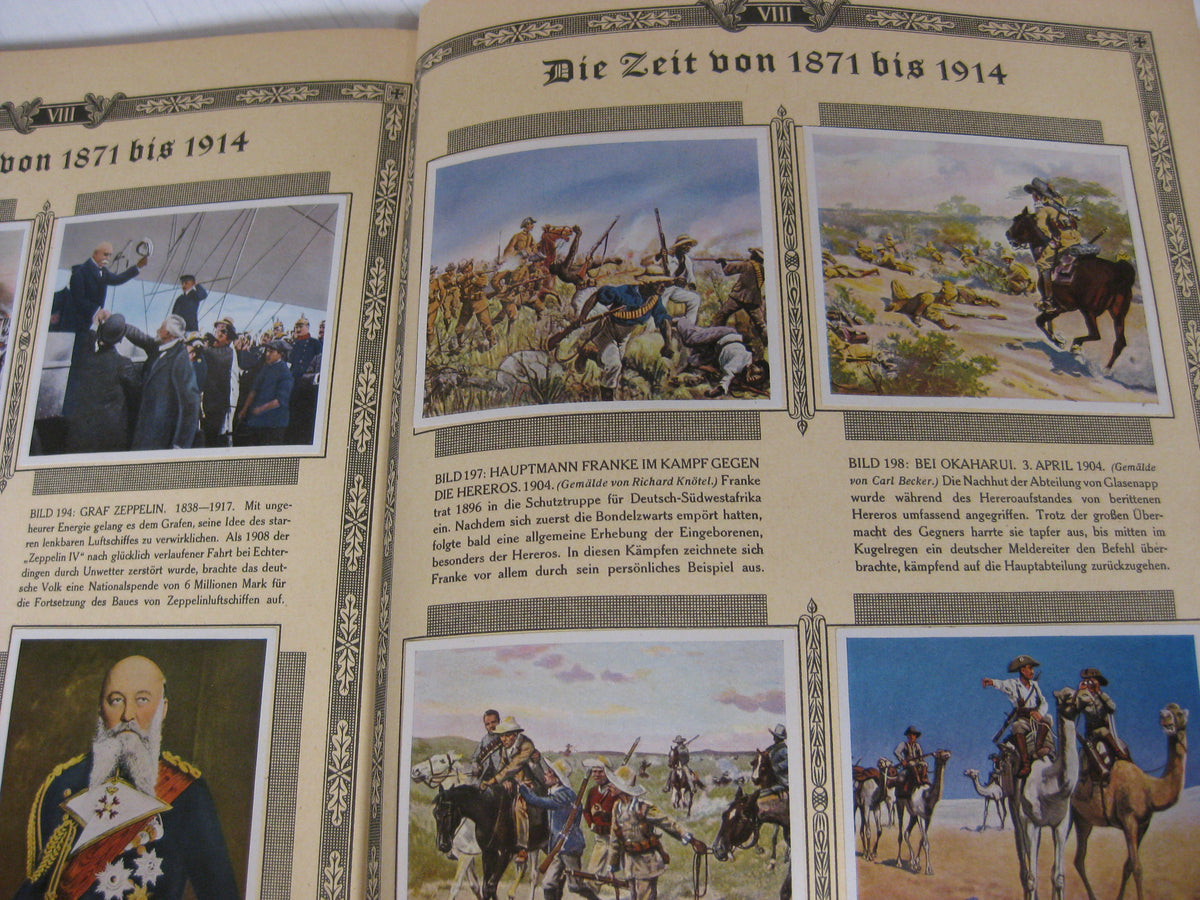 Sammelbilderalbum Bilder Deutscher Geschichte