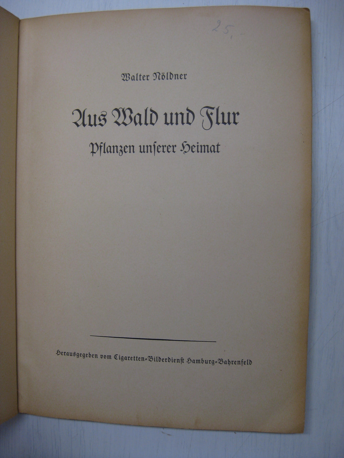 Sammelbilderalbum Aus Wald und Flur