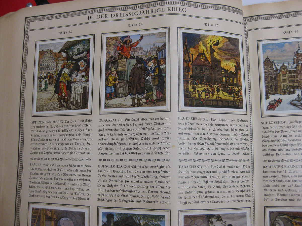 Sammelbilderalbum Deutsche Kultur Bilder