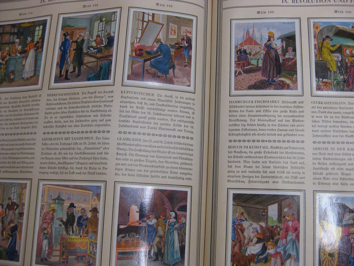 Sammelbilderalbum Deutsche Kultur Bilder
