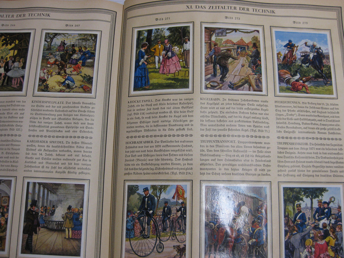 Sammelbilderalbum Deutsche Kultur Bilder