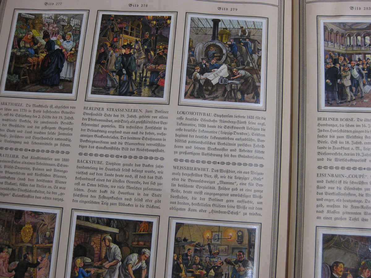 Sammelbilderalbum Deutsche Kultur Bilder