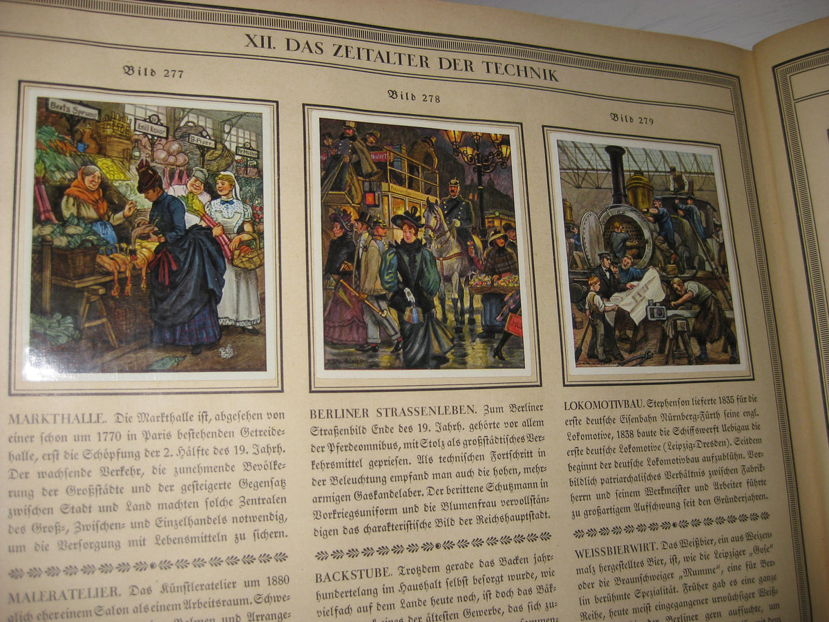 Sammelbilderalbum Deutsche Kultur Bilder