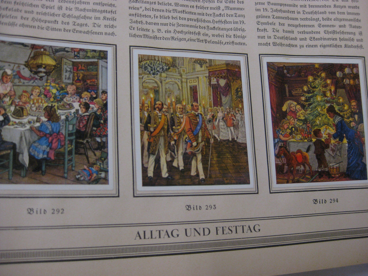 Sammelbilderalbum Deutsche Kultur Bilder
