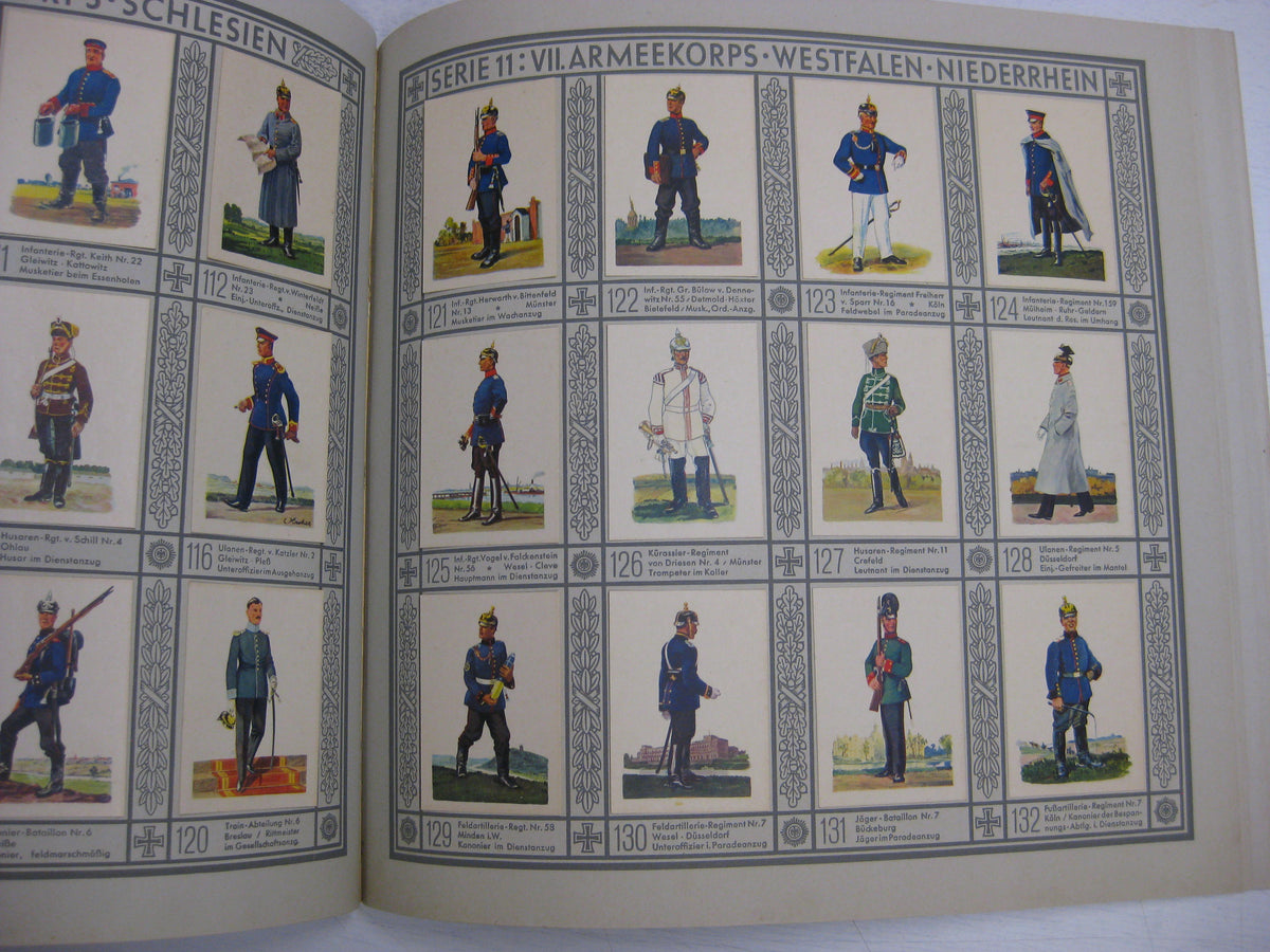 Sammelbilderalbum Waldorf-Astoria UNIFORMEN der alten Armee
