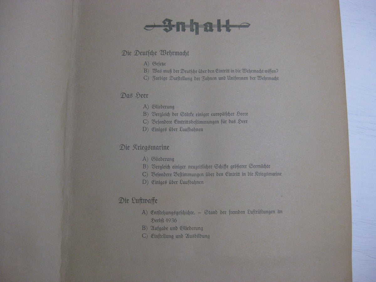 Sammelbilderalbum Die deutsche Wehrmacht