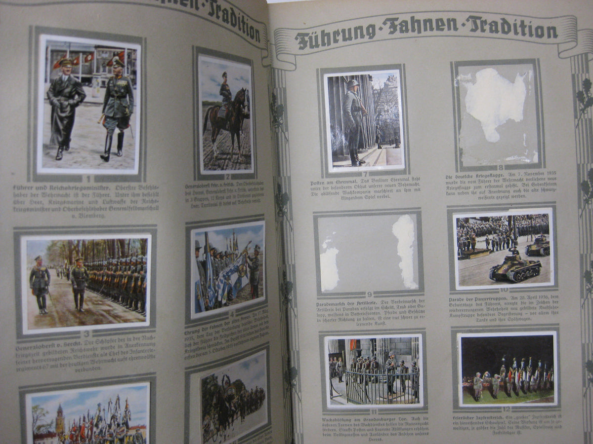 Sammelbilderalbum Die deutsche Wehrmacht