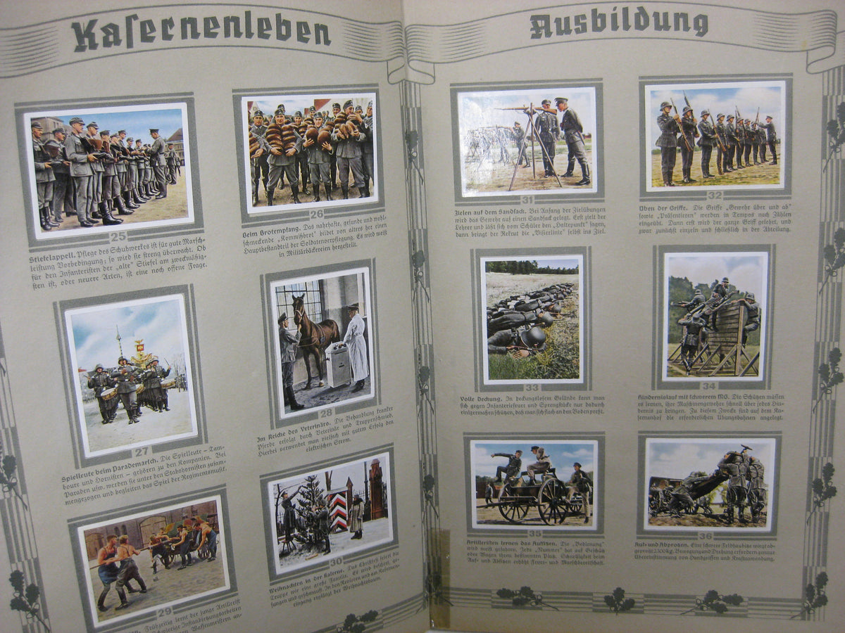 Sammelbilderalbum Die deutsche Wehrmacht