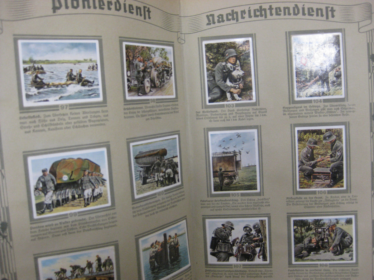 Sammelbilderalbum Die deutsche Wehrmacht
