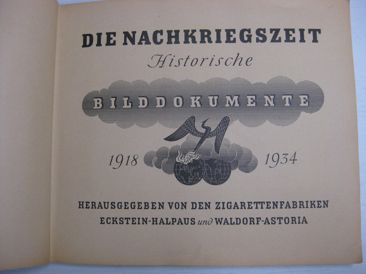 Sammelbilderalbum Die Nachkriegszeit 1918 - 1934