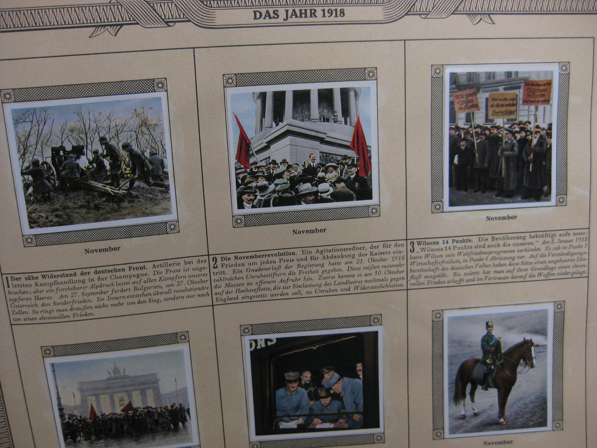 Sammelbilderalbum Die Nachkriegszeit 1918 - 1934