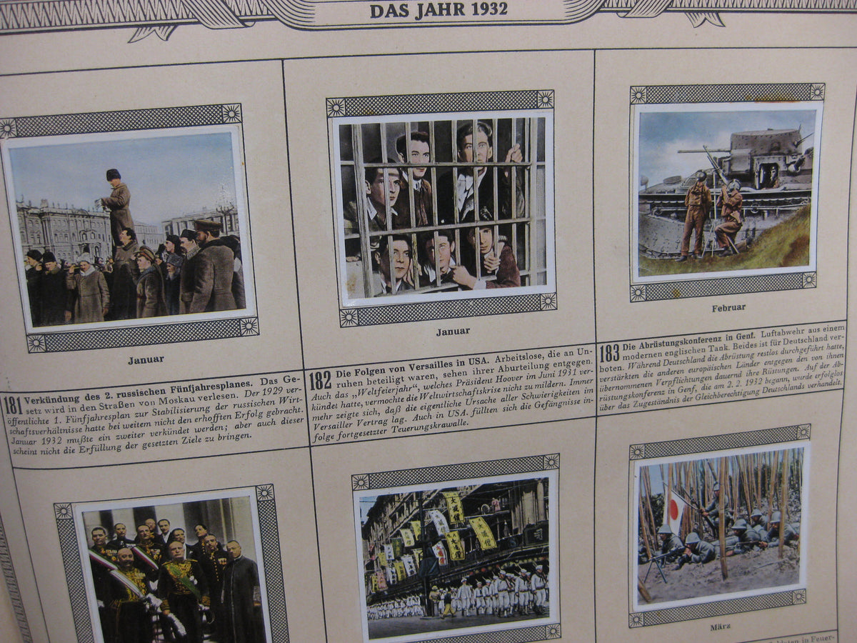 Sammelbilderalbum Die Nachkriegszeit 1918 - 1934