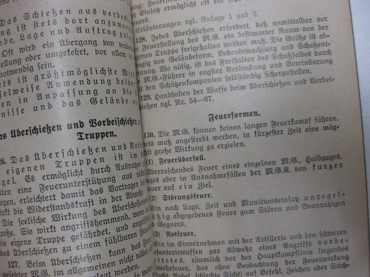 Originalausgabe Heft / Buch Ausbildungsvorschrift für die Infanterie 1936