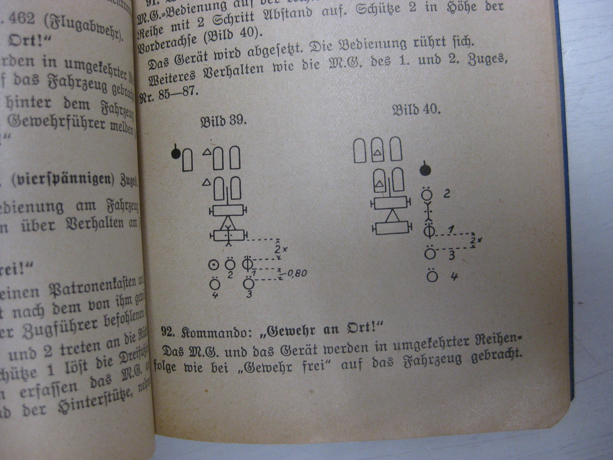Originalausgabe Heft / Buch Ausbildungsvorschrift für die Infanterie 1936
