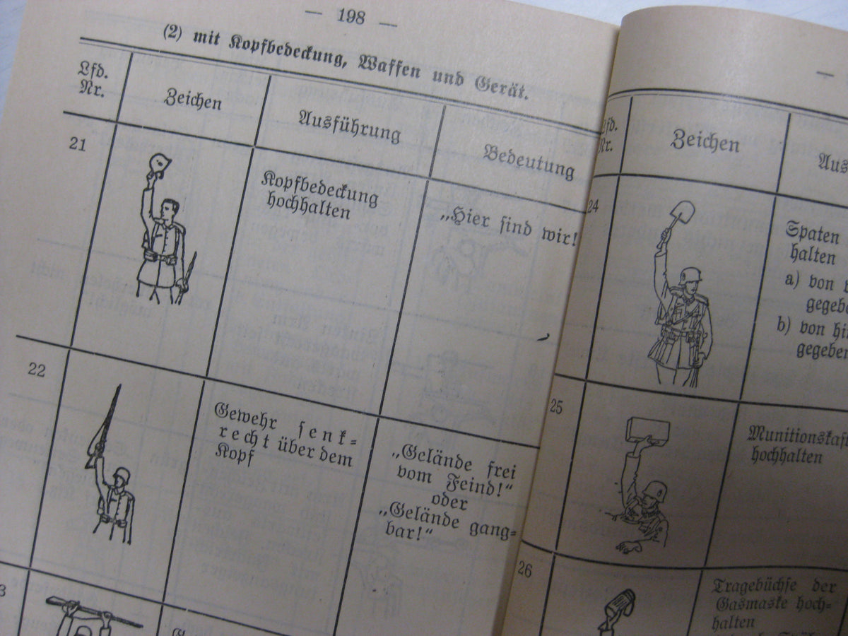 Originalausgabe Heft / Buch Ausbildungsvorschrift für die Infanterie 1936
