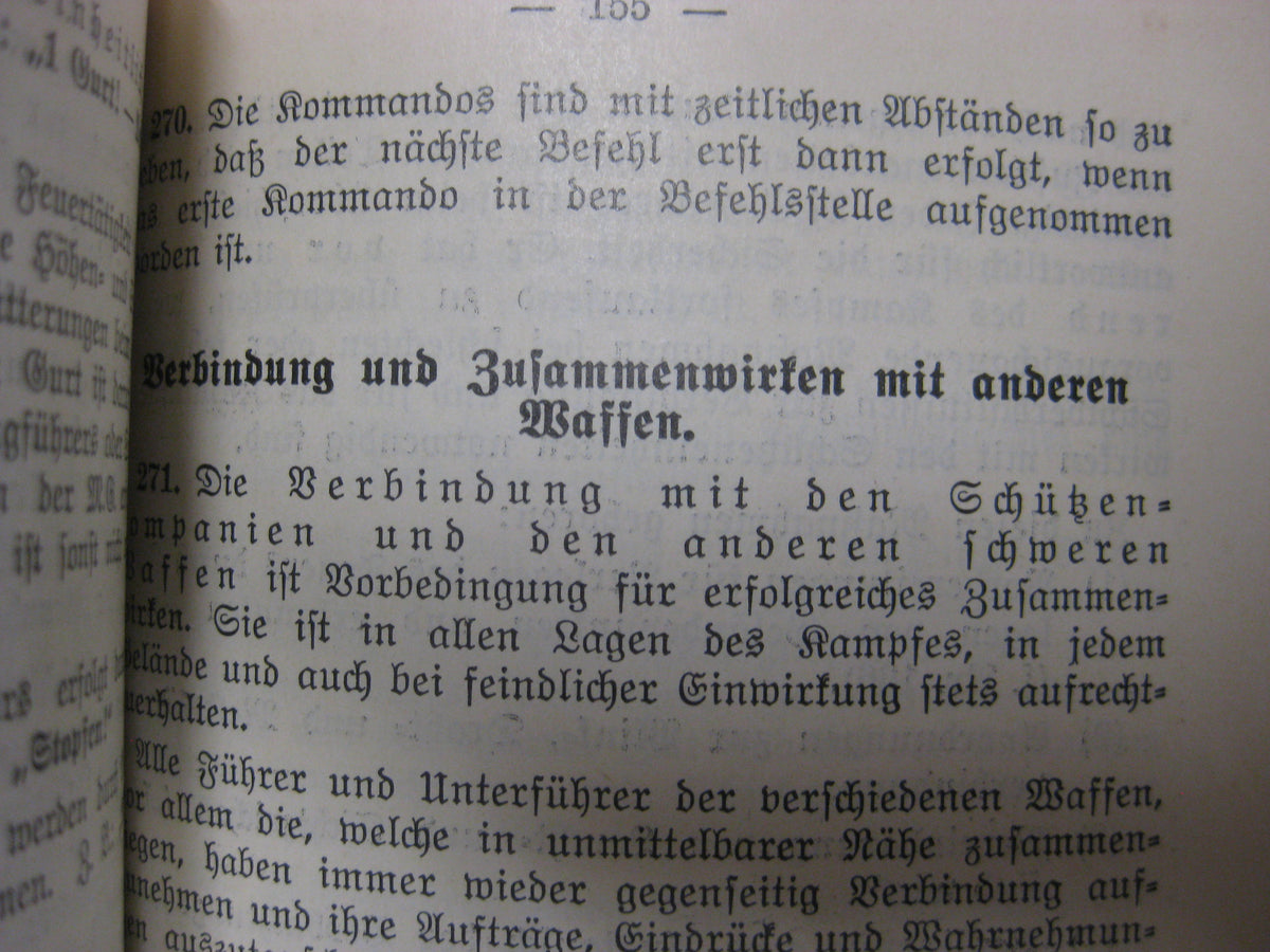 Originalausgabe Heft / Buch Ausbildungsvorschrift für die Infanterie 1936