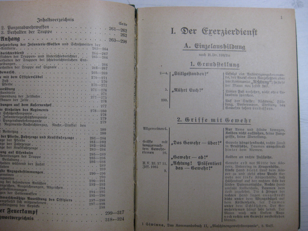 Originalausgabe Heft / Buch Das Kommandobuch September 1939