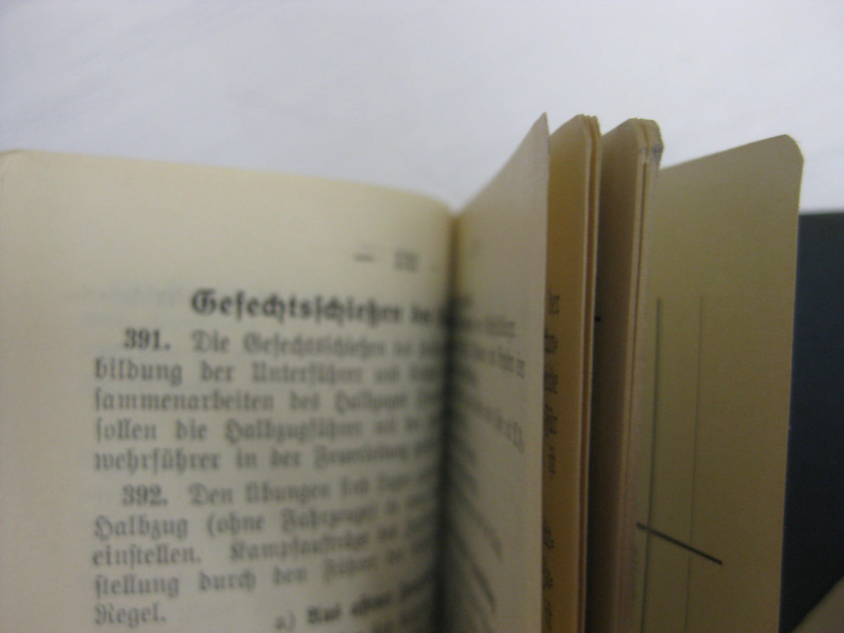 Originalausgabe Heft / Buch Schießvorschrift für das schwere Maschinengewehr