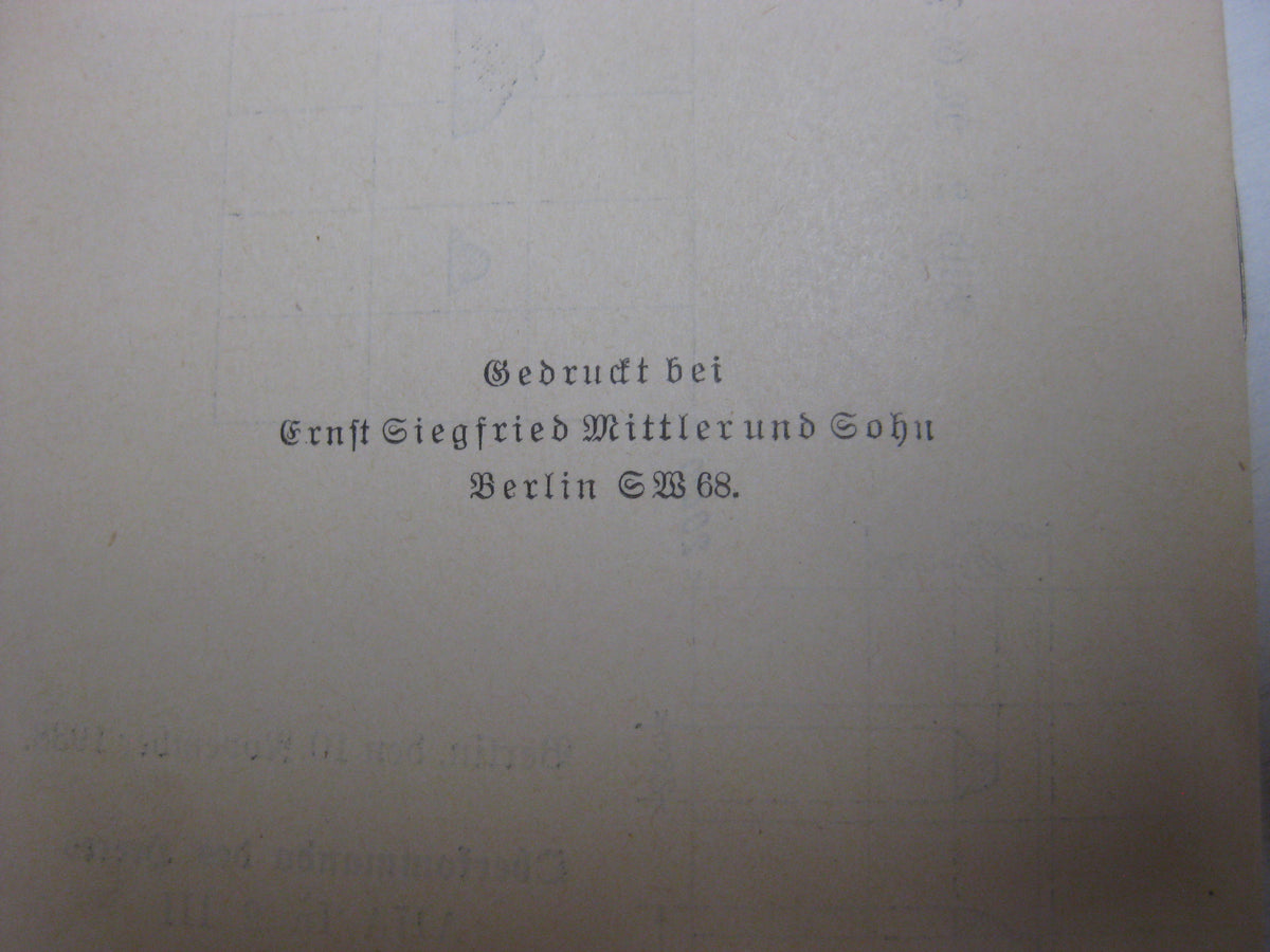 Originalausgabe Heft / Buch Schießvorschrift für das schwere Maschinengewehr