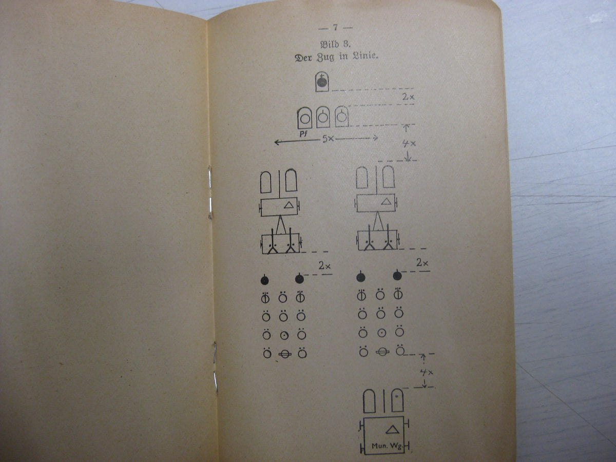 Originalausgabe Heft / Buch Gliederung der Kampfweise