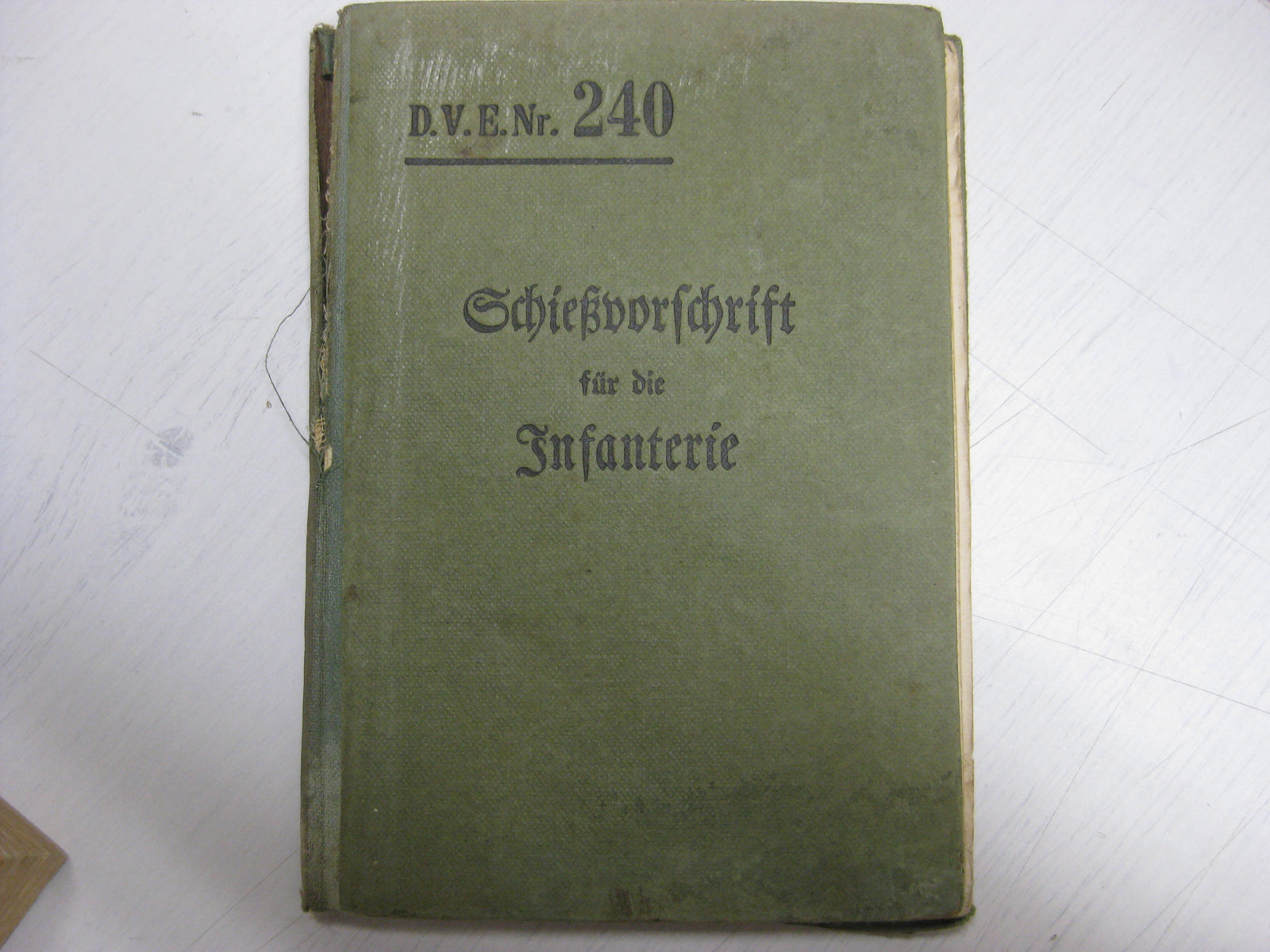 Originalausgabe Heft / Buch Schießvorschrift für die Infanterie