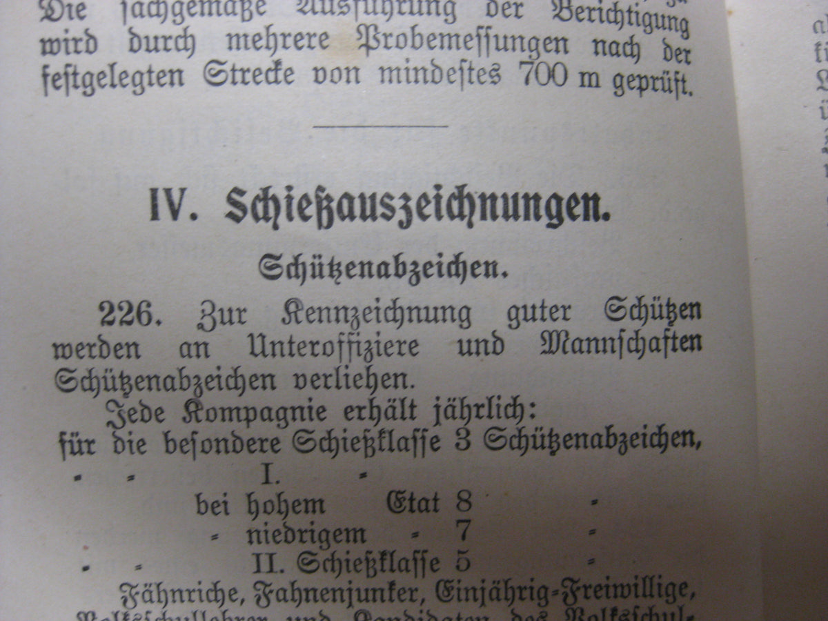 Originalausgabe Heft / Buch Schießvorschrift für die Infanterie