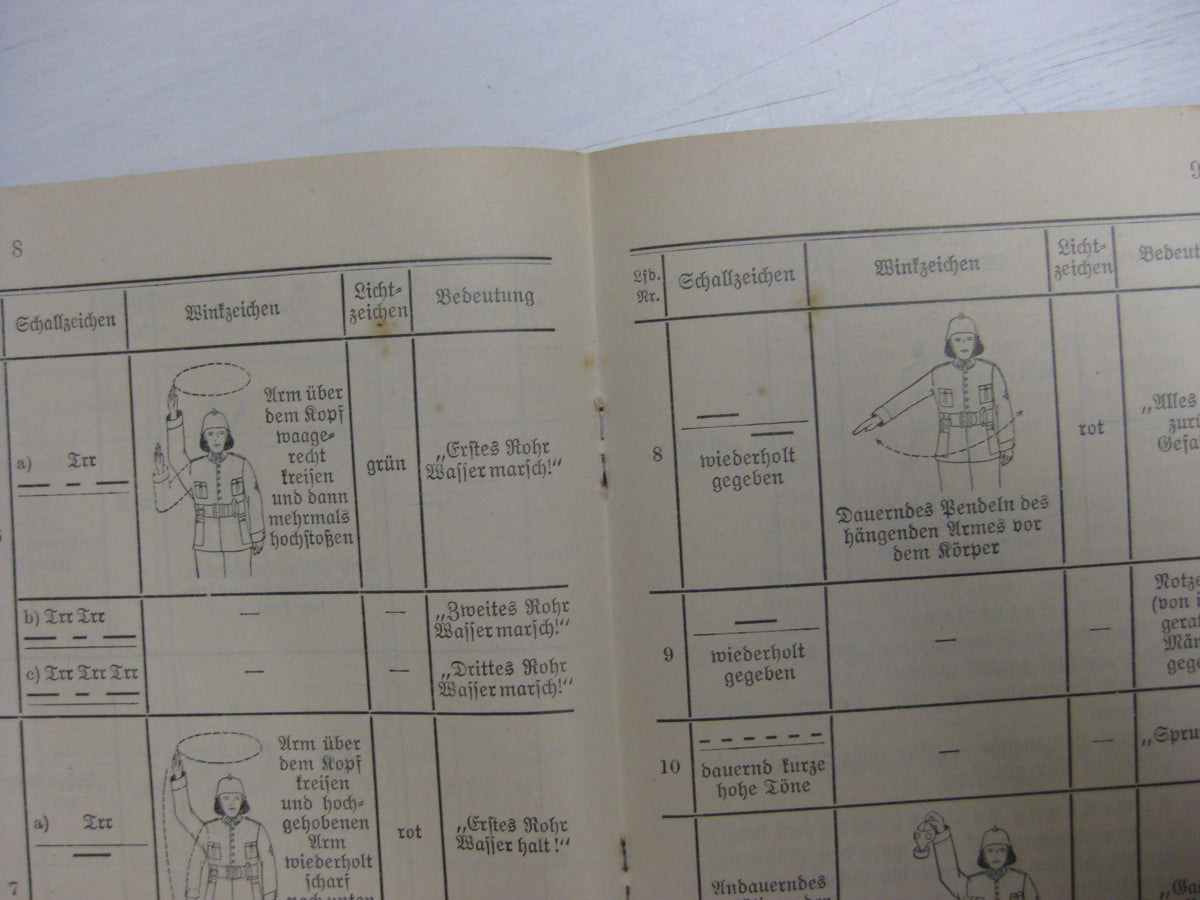 Originalausgabe Heft / Buch Ausbildungsvorschrift für den Feuerwehrdienst 1939