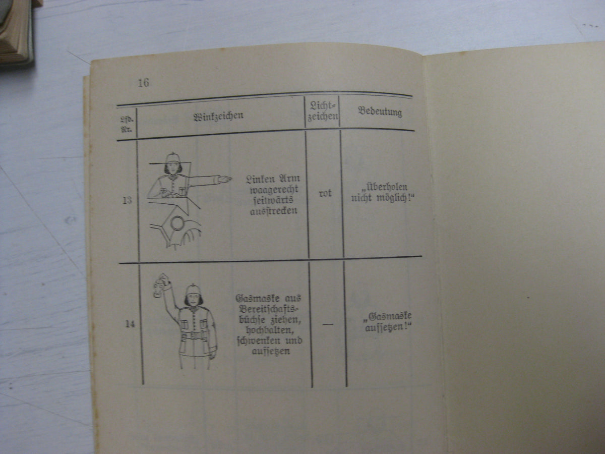 Originalausgabe Heft / Buch Ausbildungsvorschrift für den Feuerwehrdienst 1939