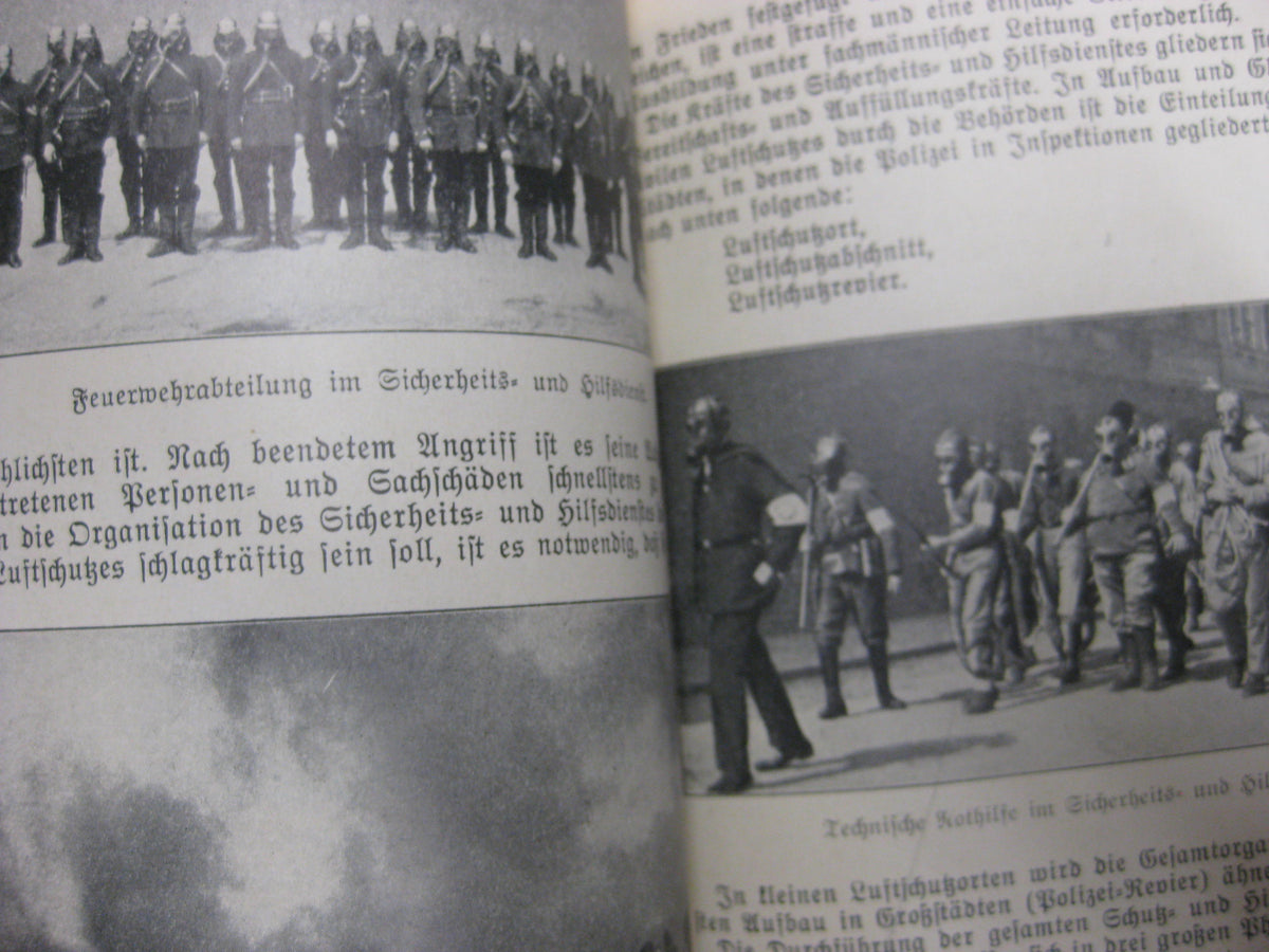 Originalausgabe Heft / Buch Die Luftschutz-Fibel 1933