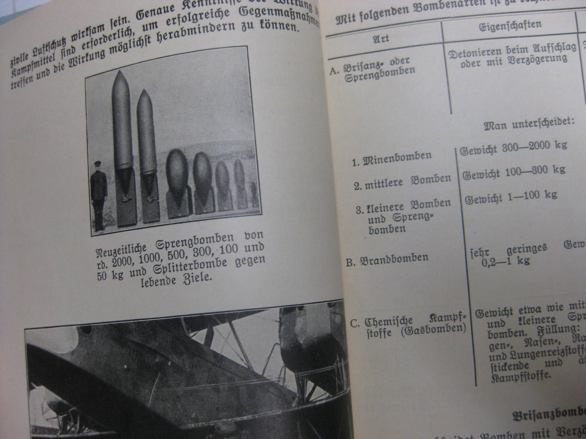Originalausgabe Heft / Buch Die Luftschutz-Fibel 1933