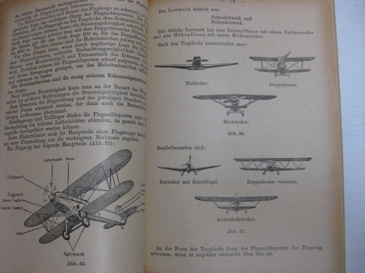 Originalausgabe Heft / Buch Flakscheinwerferkanonier