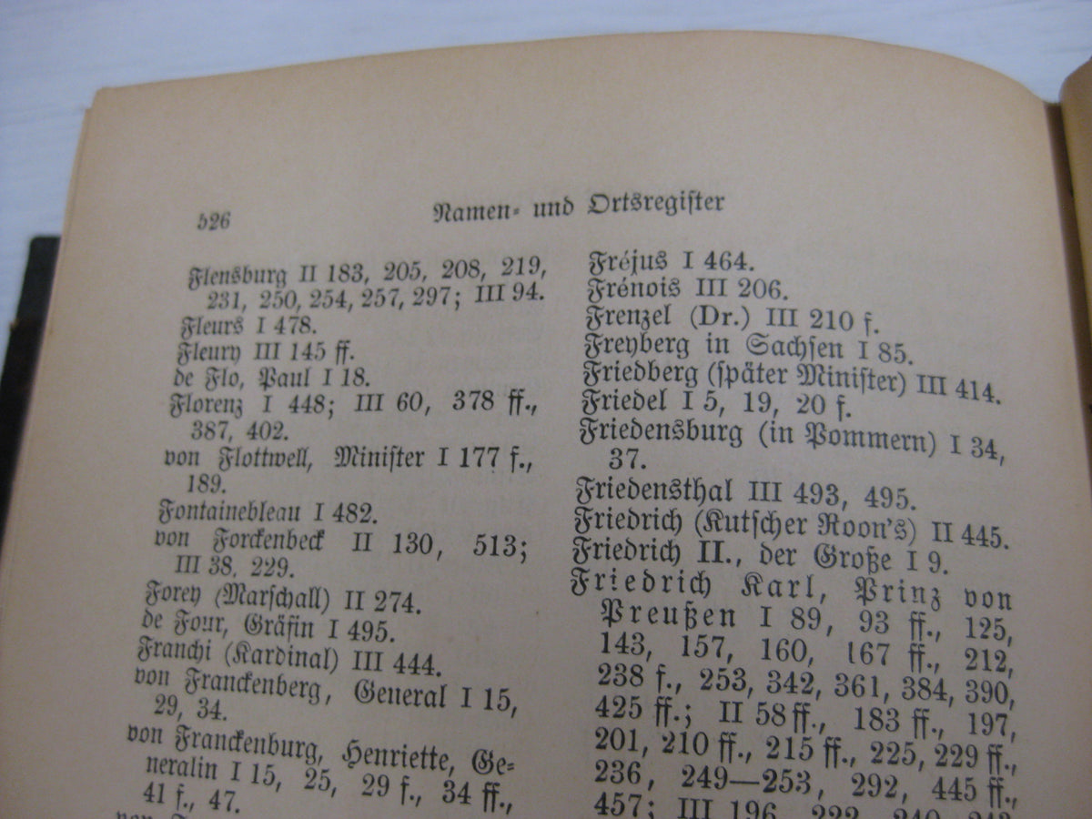 Buch Denkwürdigkeiten aus dem Leben des General Feldmarschalls Kriegsminister Grafen von Roon